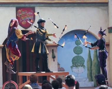 Bir klan Tynker gösteri, Arizona Rönesans Festivali