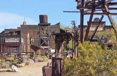Goldfield hayalet kasaba, Arizona giriş 