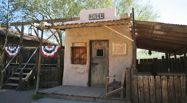 An Old Goldfield Ghost Town Jail, Arizona — Stock Photo, Image