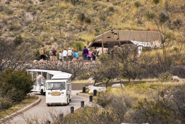 Bir mağara girişi, Kartchner mağaraları, Benson, Arizona