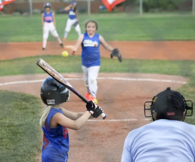 A Summerlin Little League Girls Softball Game