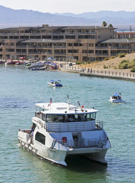 Un colpo di Bridgewater canale London Bridge, Lake Havasu City — Foto Stock