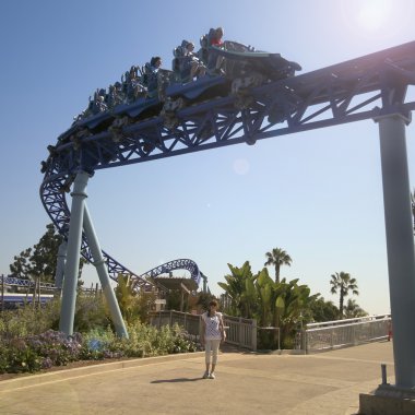 Bir Manta Roller Coaster Ride, Seaworld, San Diego