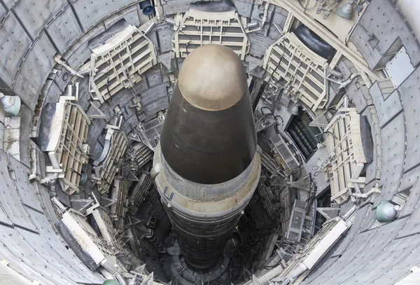 Um ICBM Titan II em seu Silo — Fotografia de Stock