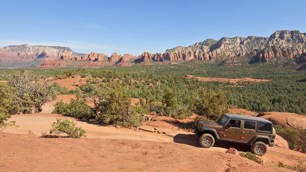 A Rubicon Four Wheeler in Sedona, Arizona
