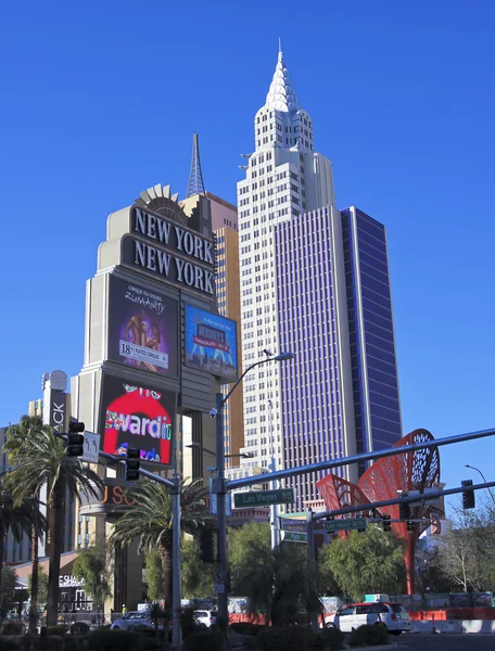 Sparato un New York New York Hotel & Casino — Foto Stock