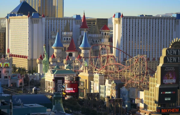 Vue Aérienne Du Strip De Las Vegas Regardant Au Sud — Photo