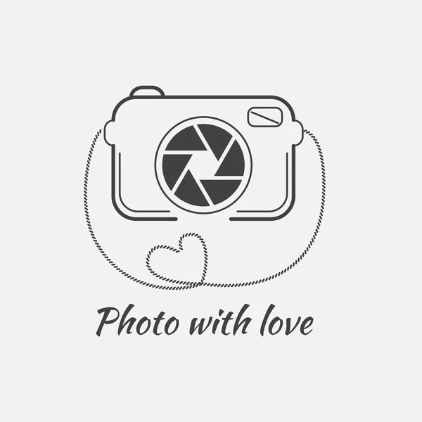 Vector van fotografie logo sjabloon — Stockvector