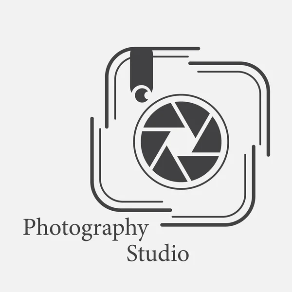 Vetor de modelo de logotipo de fotografia —  Vetores de Stock