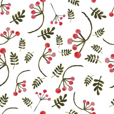 handpaint suluboya vektör seamless modeli