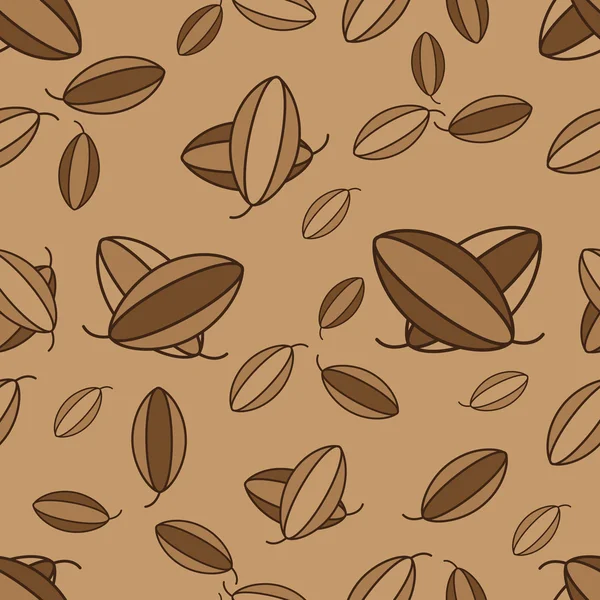 Vector cacao sin costura — Vector de stock