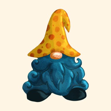 Vektör Cüceler suluboya beyaz arkaplan üzerinde izole