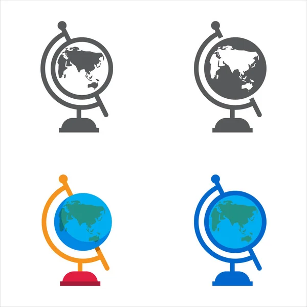 World Designed Icons Set Vector Illustration — Stock Vector