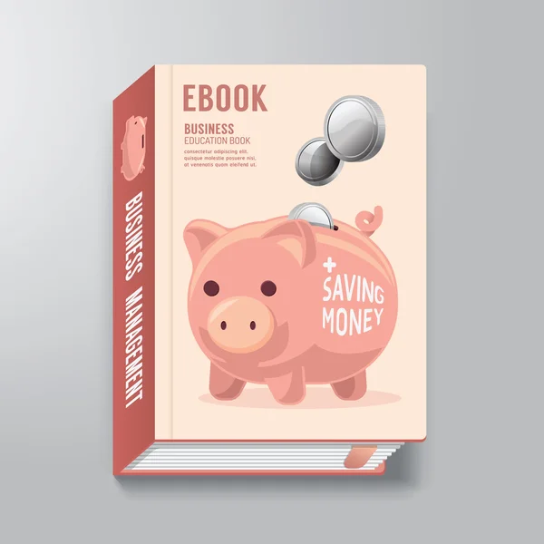 Piggy bank bedrijfsconcept — Stockvector