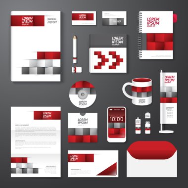 kurumsal kimlik şablon kümesi