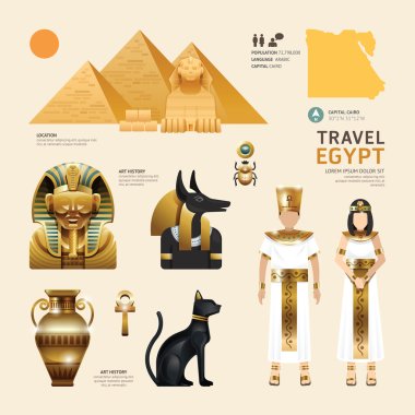 Egypt  Travel Concept. clipart