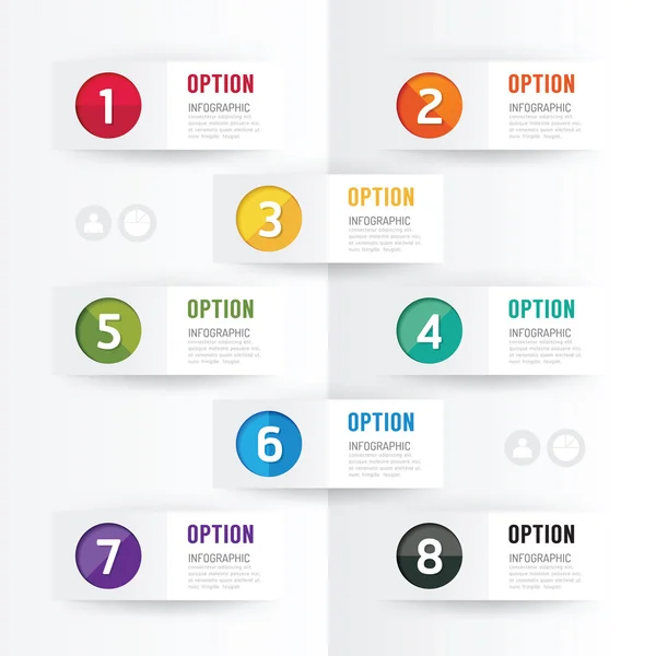 Design de infográficos modernos — Vetor de Stock