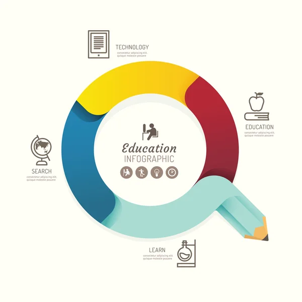 Infographic 자선 및 기부 개요 개념 — 스톡 벡터