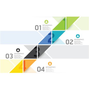 modern tasarım Infographic şablonu