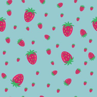 çilek'in ışık arka plan mavi