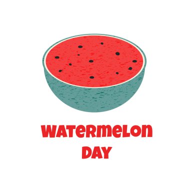 Karpuz Günü - Basit bir Yaz Kartı.