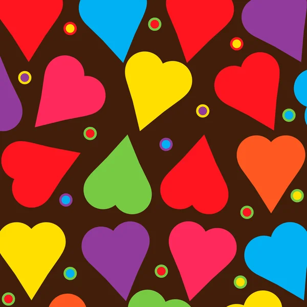 Textures de cœurs — Image vectorielle