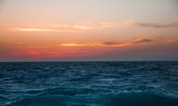 Zee bij sunse — Stockfoto