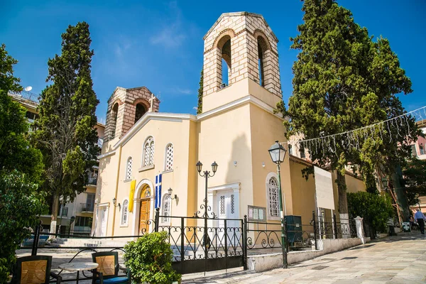 Starý Ortodoxní Kostel Kopci Nymfy Place Atény Řecko — Stock fotografie