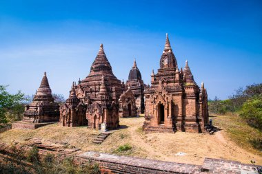 Bagan, Myanmar 'daki Antik Winido tapınağı. (Burma)