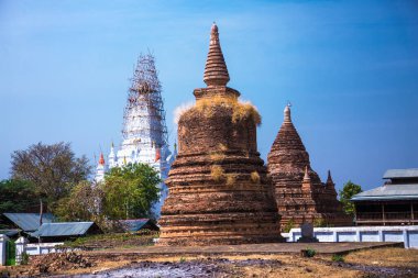 Bagan 'daki Lemyethna Pagoda Tapınağı. Myanmar (Burma)