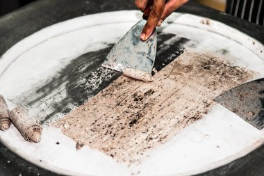 Phuket, Tayland 'daki gece marketinde dondurma makinesi..