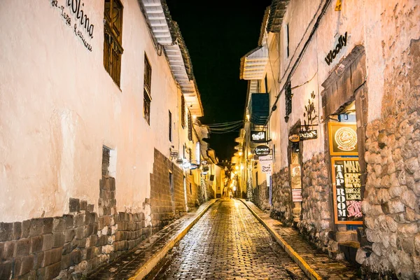 Cusco Peru Janeiro 2019 Edifícios Coloniais Históricos Praça Plaza Armas — Fotografia de Stock