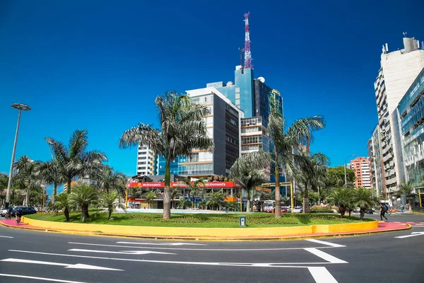 Lima Peru Jan 2019 Vista Rua Distrito Miraflores Lima Peru — Fotografia de Stock