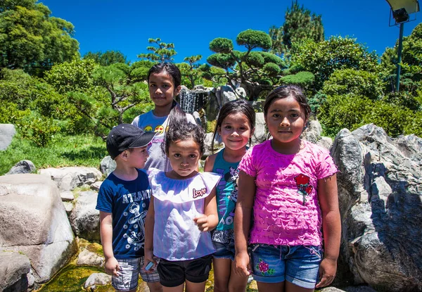 Buenos Aires Argentina Diciembre 2018 Hermosos Niños Posando Parque Buenos — Foto de Stock