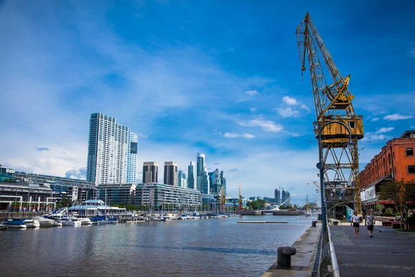 Buenos Aires Argentine Déc 2018 Quartier Puerto Madero Par Temps — Photo