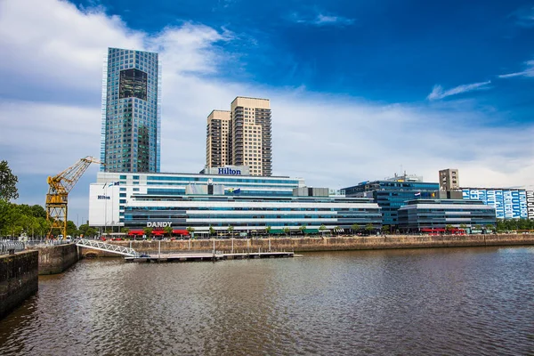 Buenos Aires Argentína December 2018 Puerto Madero Kerület Napos Nap — Stock Fotó