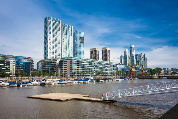 Buenos Aires Argentina Dec 2018 Puerto Madero Distriktet Solig Dag Stockbild