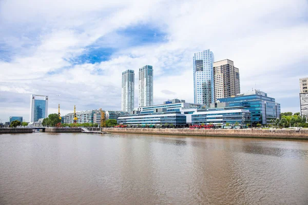 Buenos Aires Argentine Déc 2018 Quartier Puerto Madero Par Temps — Photo