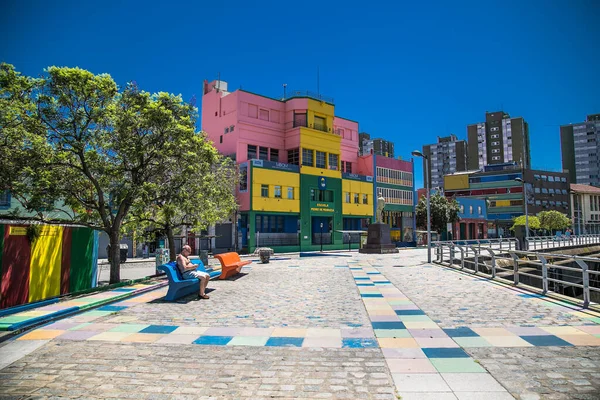 Buenos Aires Argentyna Grudnia 2018 Kolorowe Domy Przy Ulicy Caminito — Zdjęcie stockowe