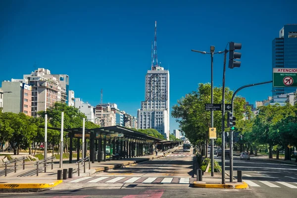 Buenos Aires Argentina Dezembro 2018 Retrato Evita Peron Sobre Construção — Fotografia de Stock