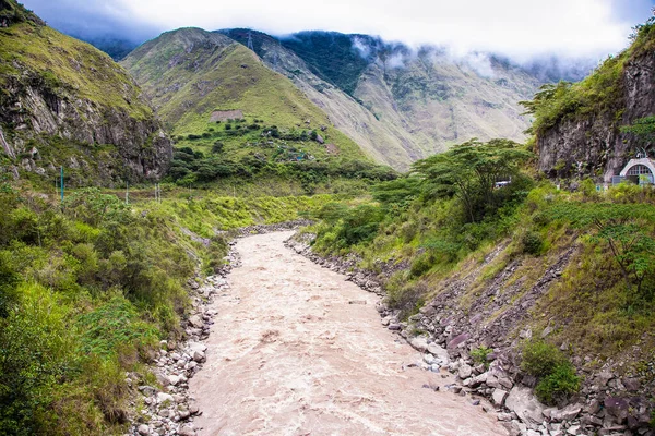 Urubamba River Machu Picchu Peru Andes Mountains Peru Cusco Machu — Stock Photo, Image