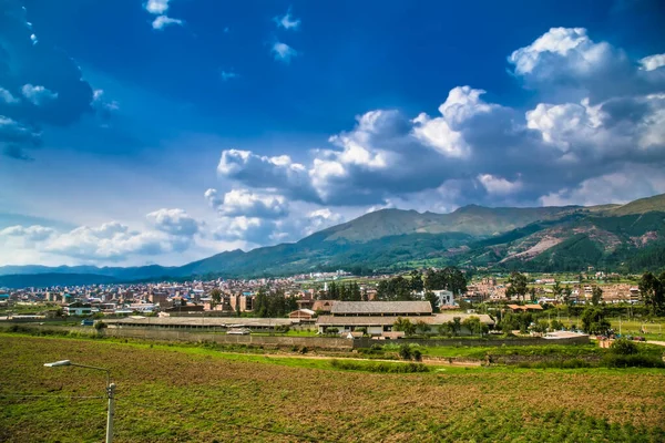 Vista Panoramica Cusco Dal Sacsayhuaman Cusco Perù America Del Sud — Foto Stock