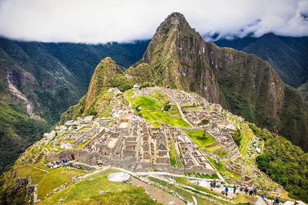 Starożytne Miasto Machu Picchu Peru Ameryka Południowa — Zdjęcie stockowe