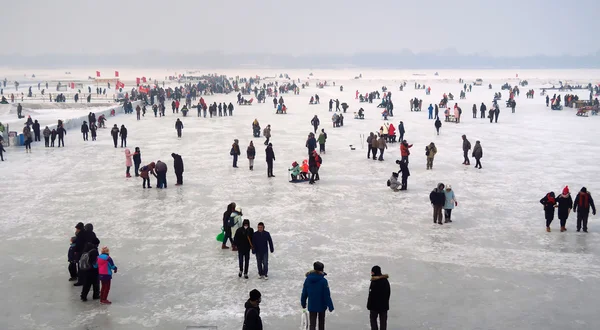 Festival des glaces à Harbin, Chine — Photo