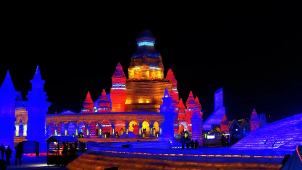 Ice Festival in Harbin, China — Stock Photo, Image