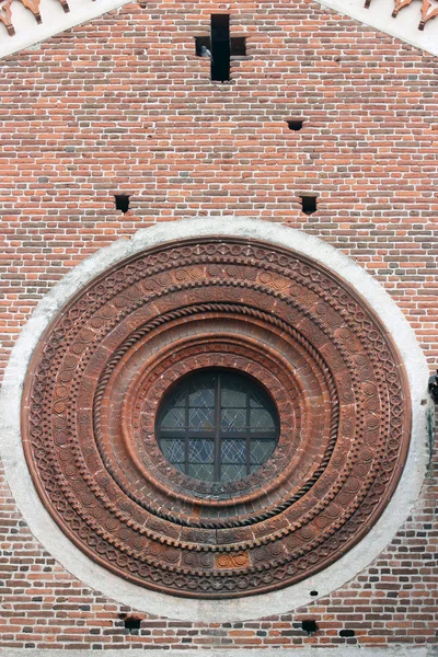 Romanesque rose window — Stock Photo, Image