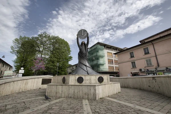 Monumento a la Lira a Rieti — Foto de Stock