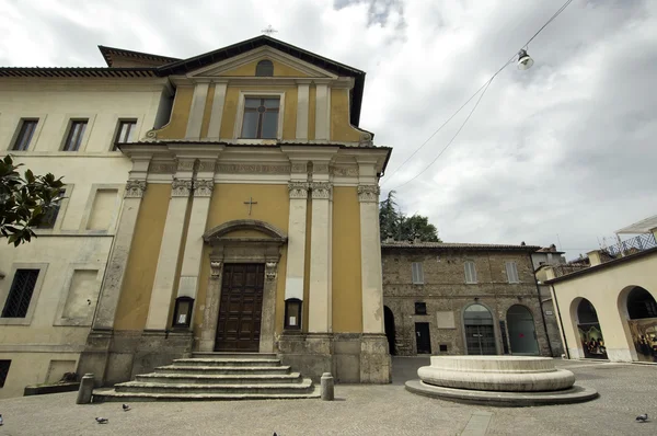 San Rufo kerk Rieti — Stockfoto