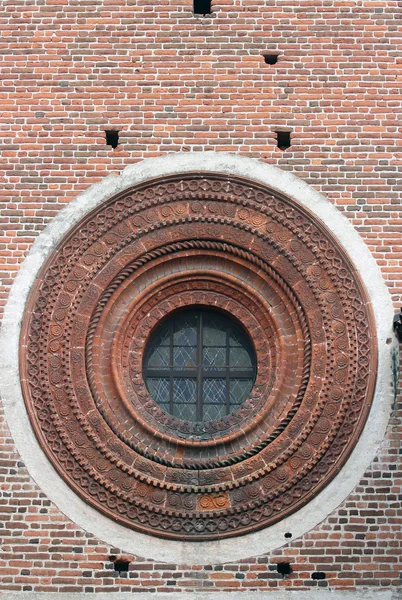 Romanesque rose window — Stock Photo, Image