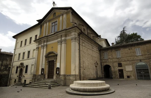 San Rufo square Italy — Stock Photo, Image